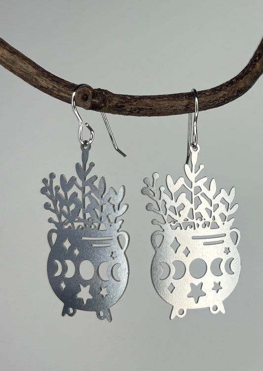 Cauldron Earrings