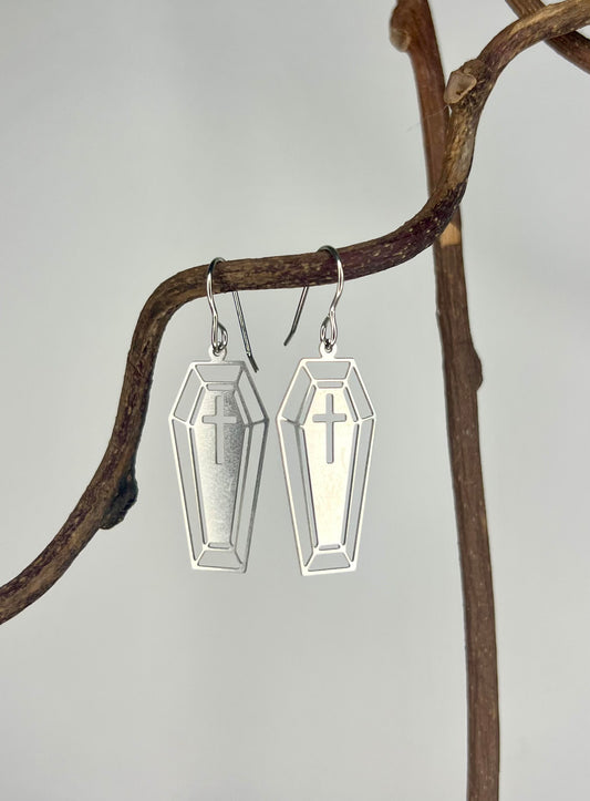 Coffin Earrings